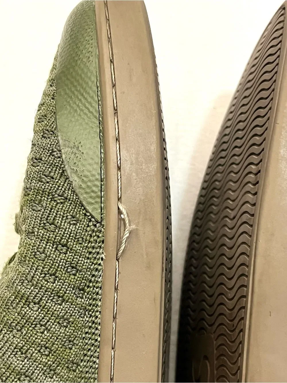 Suavs The Legacy High-Top Sneakers Recycled Knit Olive Green Slip-On Shoes